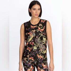 Johnny Was Active Pottery Running Tank Top Size L